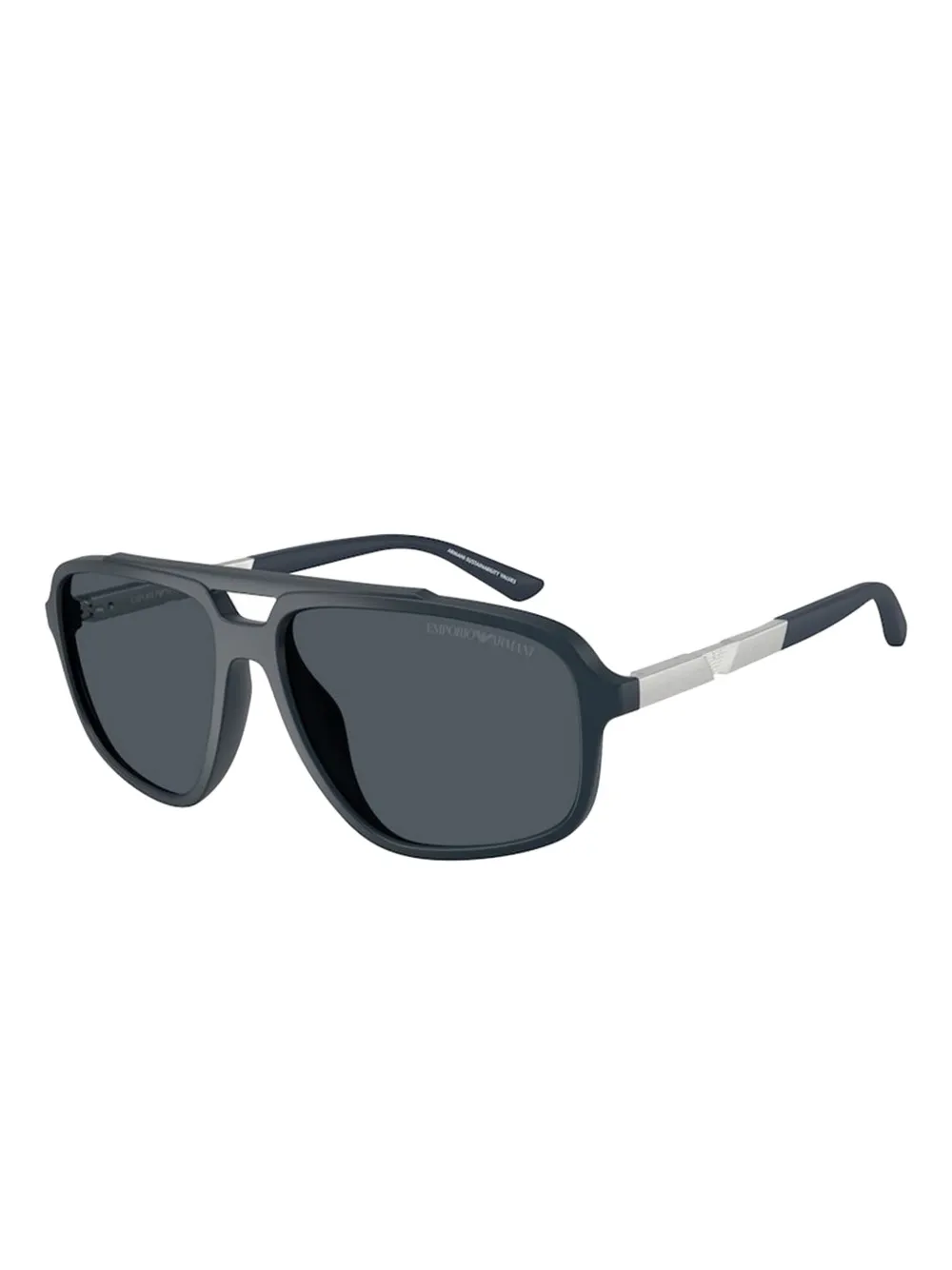 Emporio Armani pilot-frame sunglasses Blauw