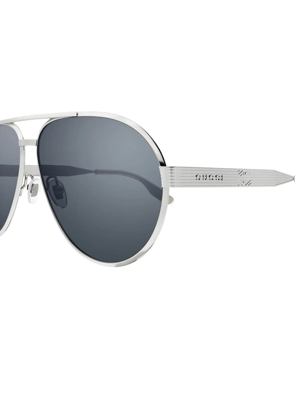 Gucci Eyewear metal-frame sunglasses Zilver