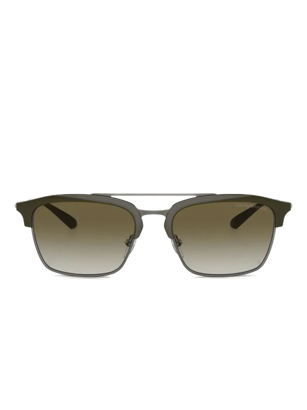 Emporio Armani square-frame sunglasses Groen