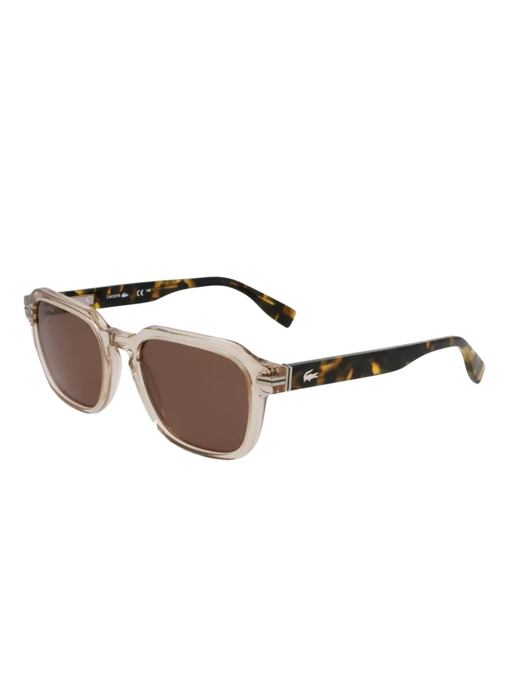 Lacoste L6046S 264 square-frame sunglasses Beige