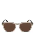 Lacoste L6046S 264 square-frame sunglasses - Neutrals