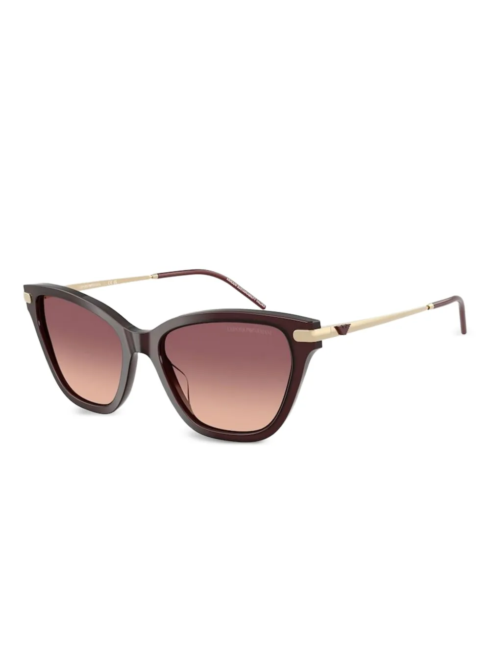 Emporio Armani cat-eye acetate sunglasses Rood