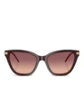 Emporio Armani cat-eye acetate sunglasses - Red