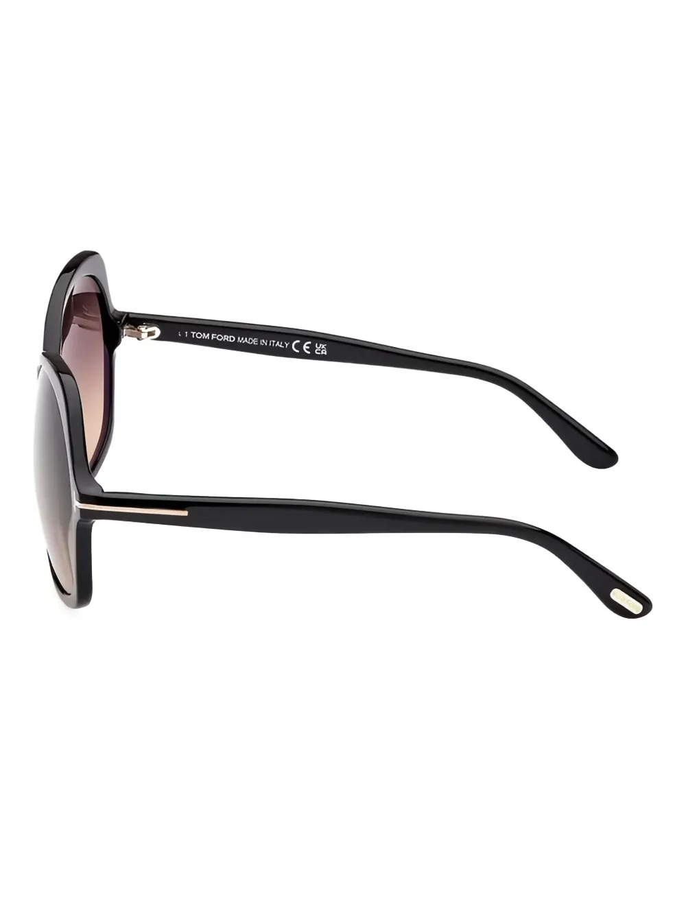 TOM FORD Eyewear Rosemin geometric frame sunglasses Zwart
