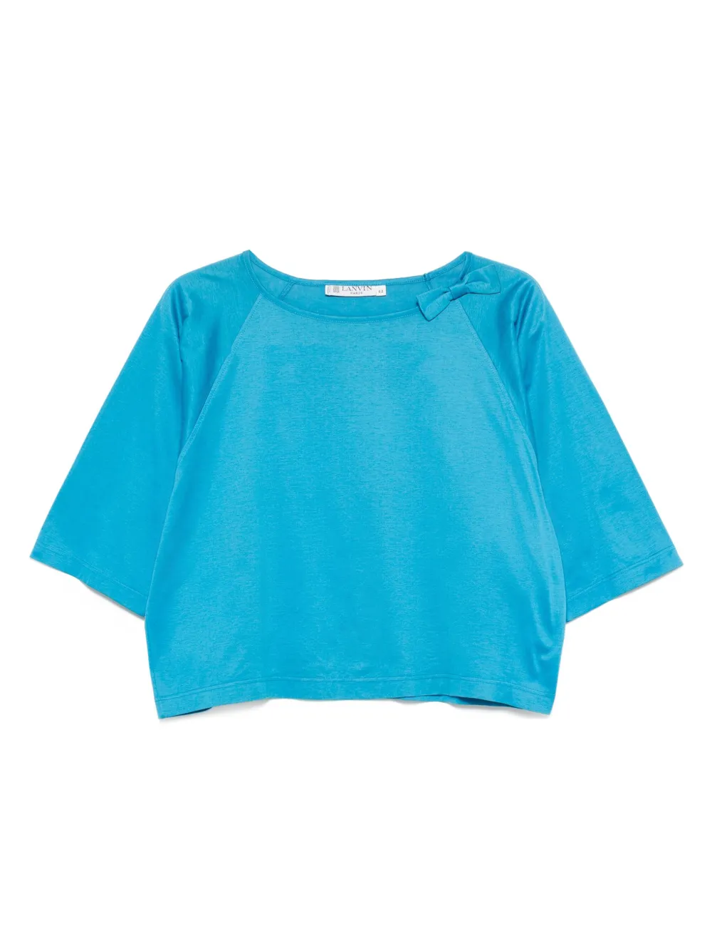 1970s raglan-sleeve bow blouse