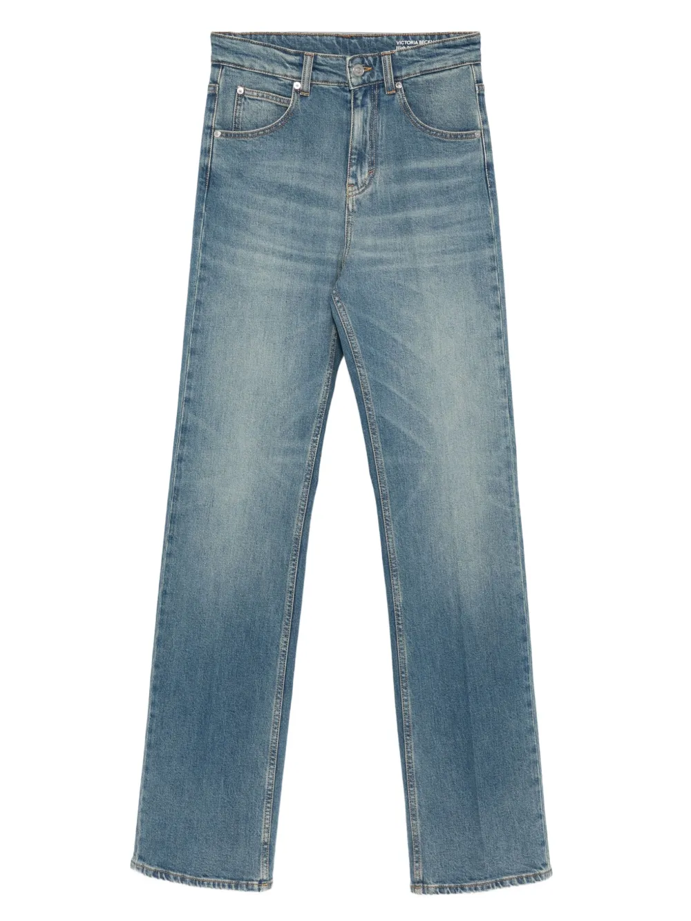 Victoria Beckham Julia jeans met wassing Blauw