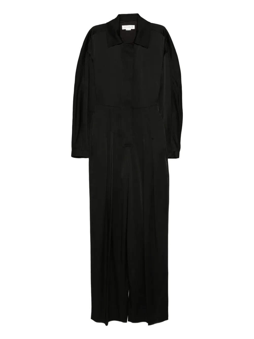 Victoria Beckham pleated cinched jumpsuit | Black | Image 1