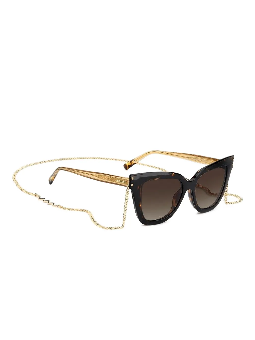 MISSONI EYEWEAR tortoiseshell cat-eye sunglasses Bruin