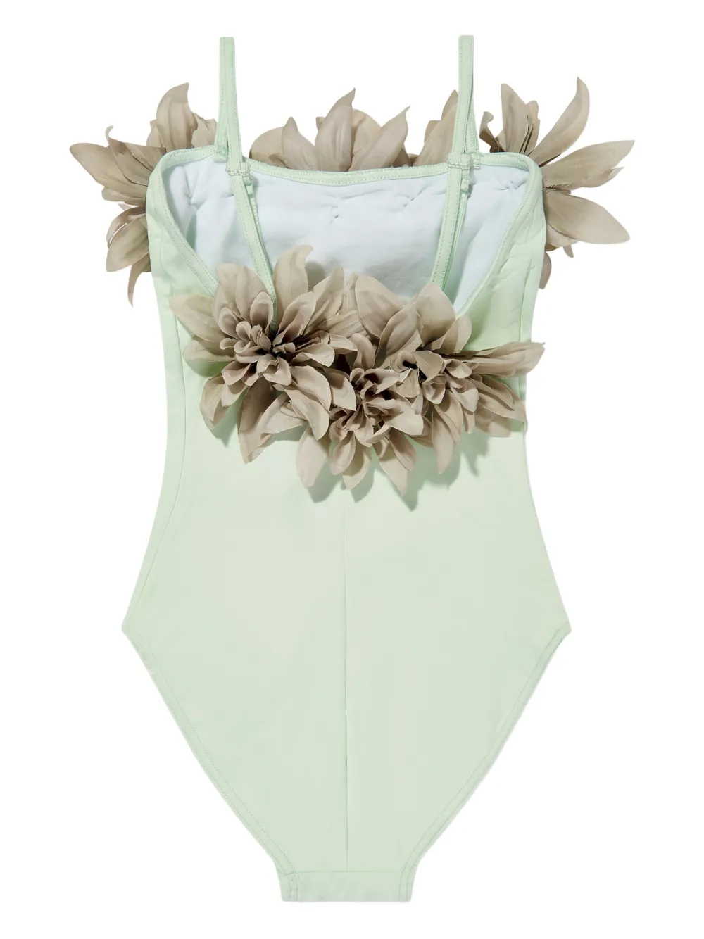 SELINIACTION KIDS Badpak verfraaid met bloemen Groen