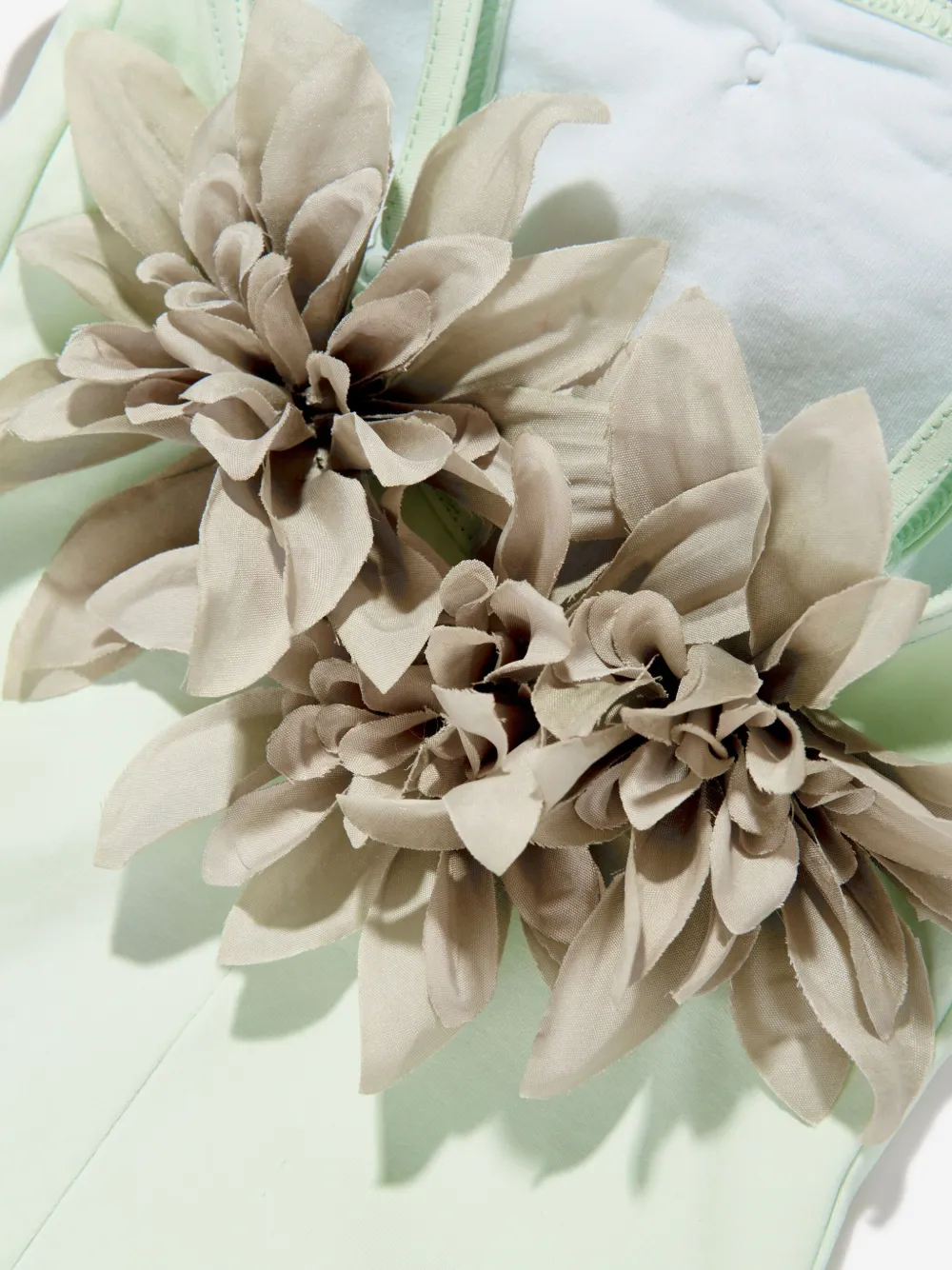 SELINIACTION KIDS Badpak verfraaid met bloemen Groen