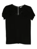 Miu Miu Pre-Owned 1990s rose-detail blouse - Black