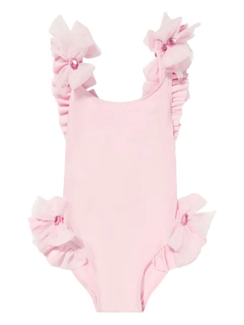 SELINIACTION KIDS bañador con lazos de volantes