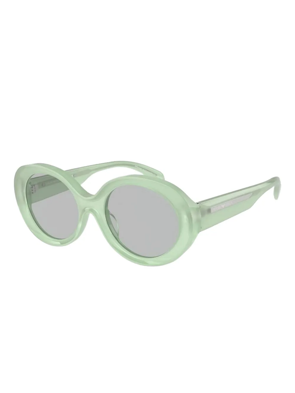 Emporio Armani oval-frame sunglasses Groen