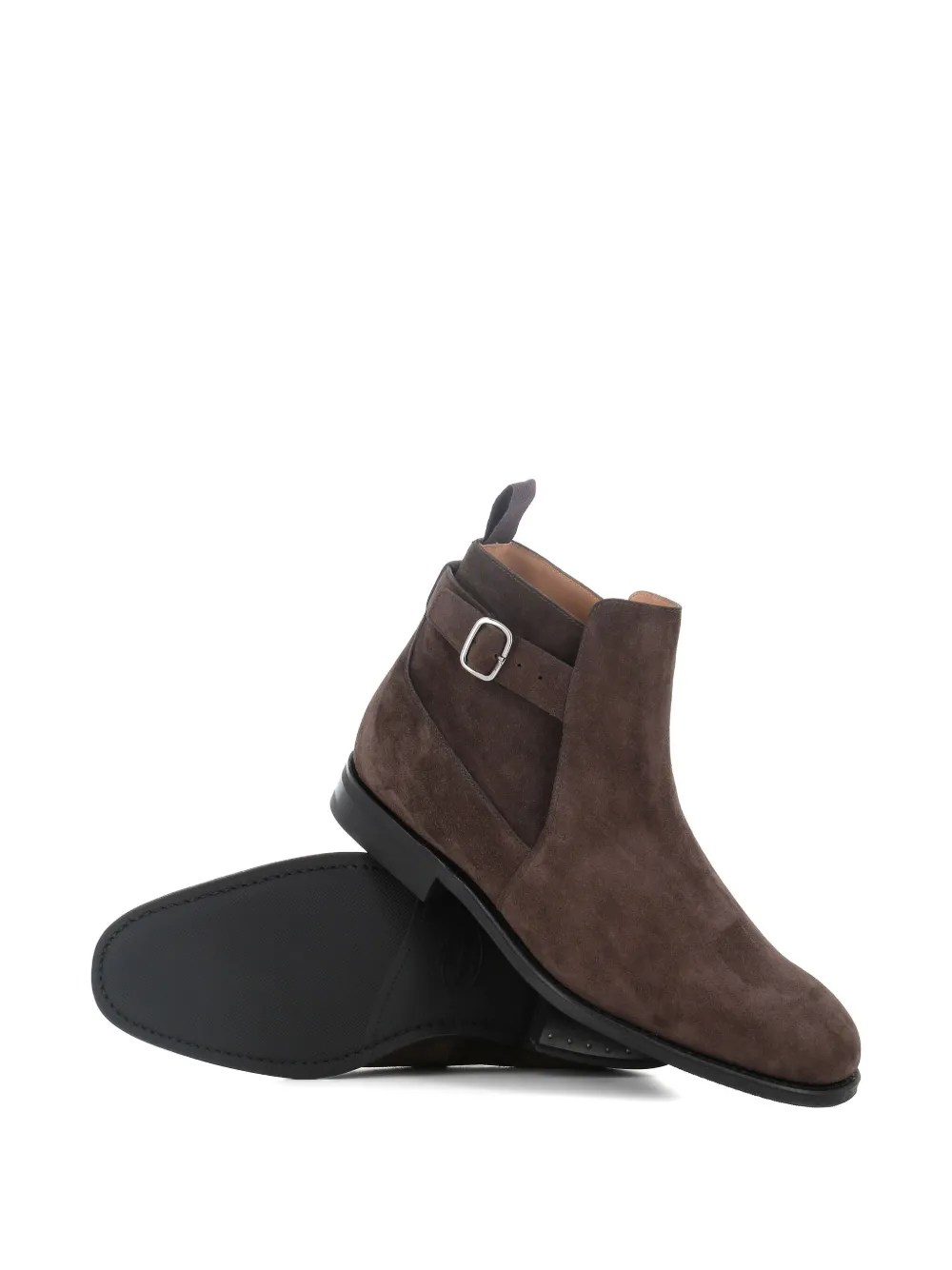 Church's buckle-fastening suede boots Brown