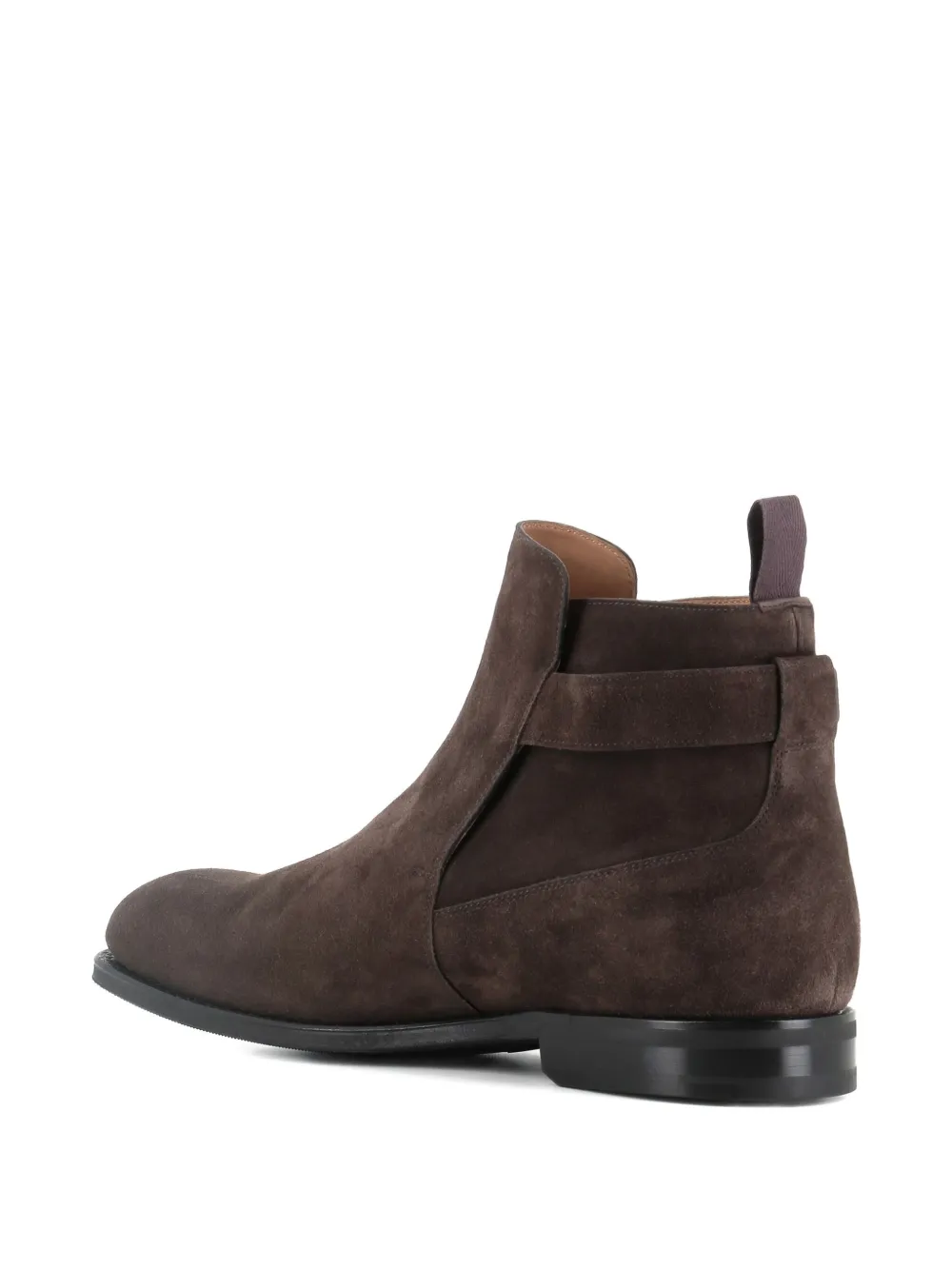 Church's buckle-fastening suede boots Brown