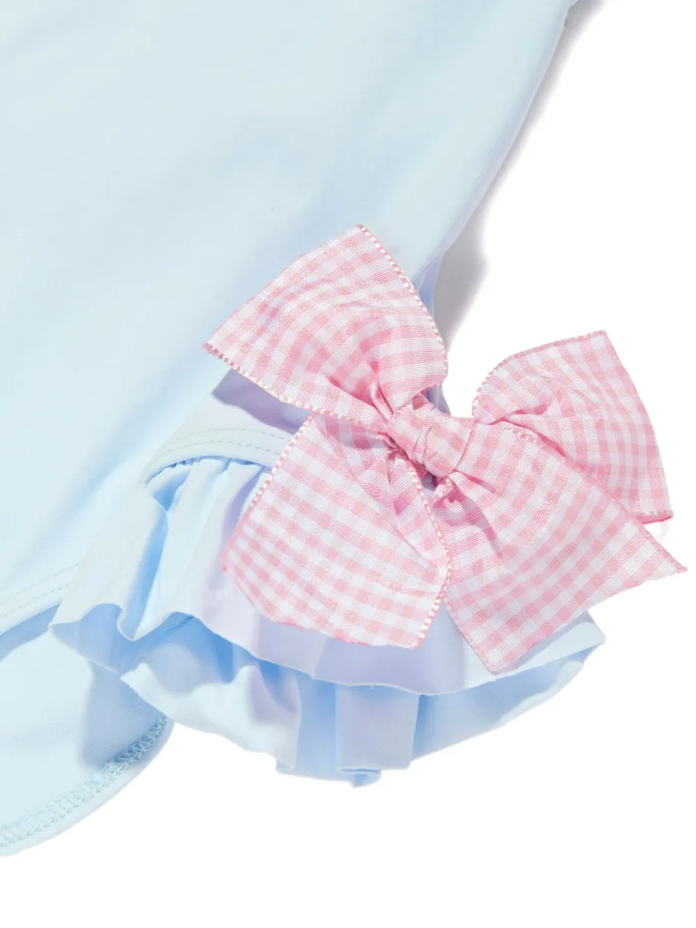 SELINIACTION KIDS Badpak verfraaid met bloemen en strikdetail Blauw