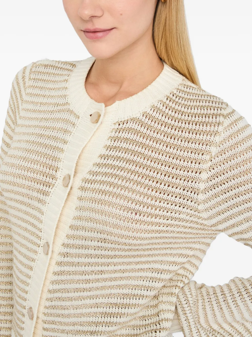 LIU JO Gestreept vest Wit