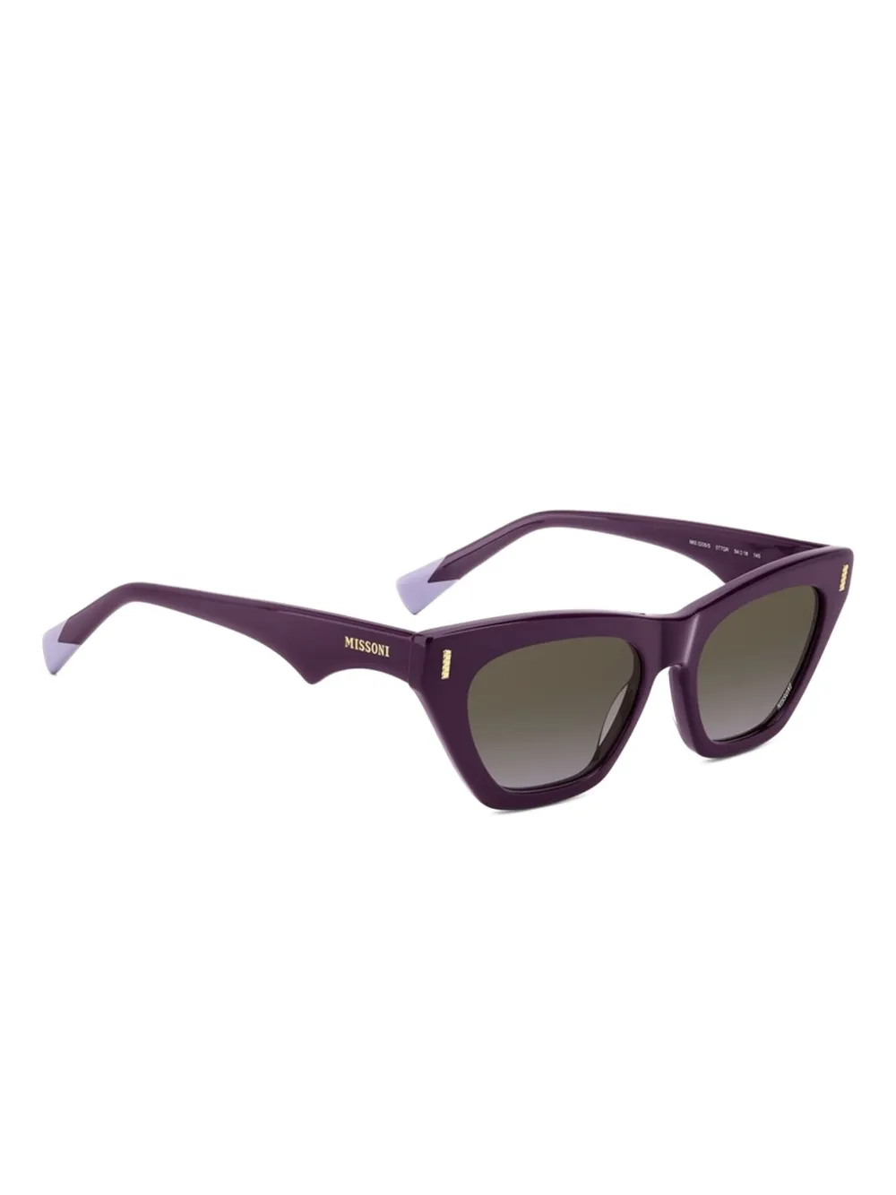 Missoni cat-eye frame sunglasses Paars
