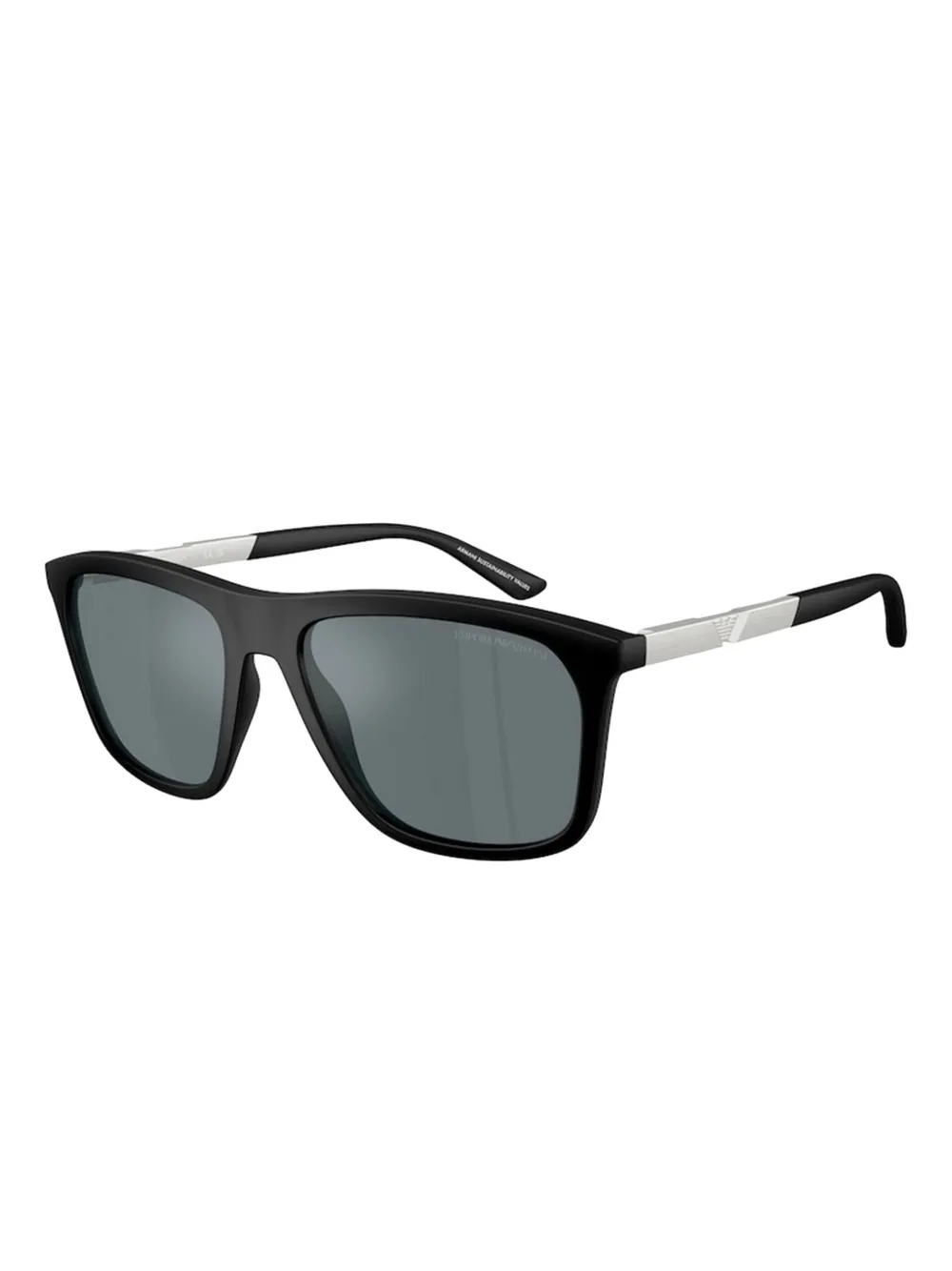 Emporio Armani square-frame sunglasses Zwart