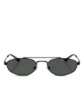 Emporio Armani oval-frame sunglasses - Black