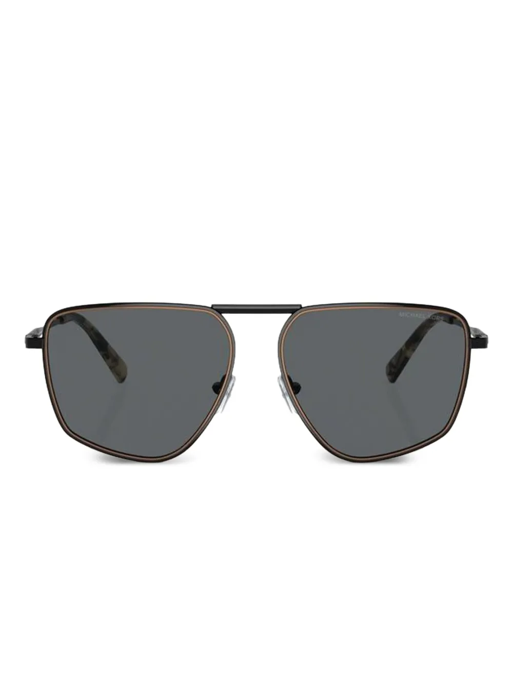 Michael Kors Silverton metal-frame pilot sunglasses Zwart