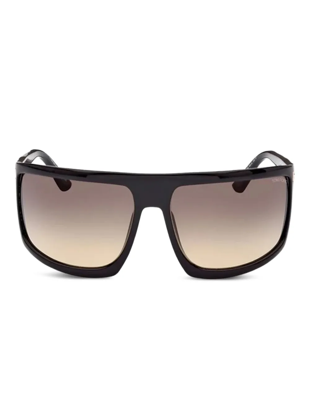 TOM FORD Eyewear shiny black square sunglasses Zwart