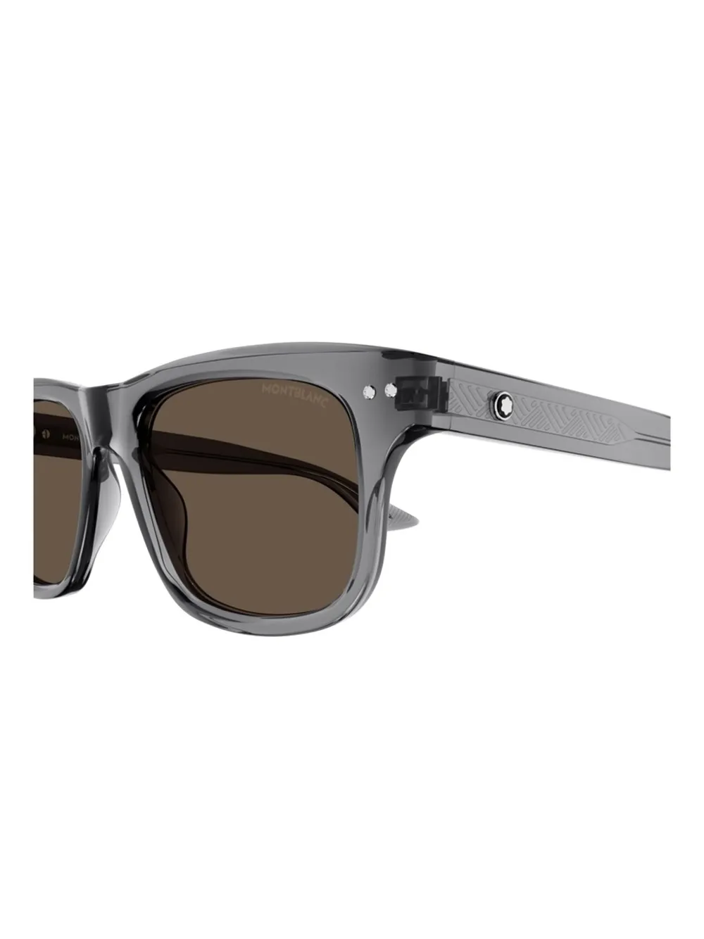 Montblanc square-frame sunglasses Grijs