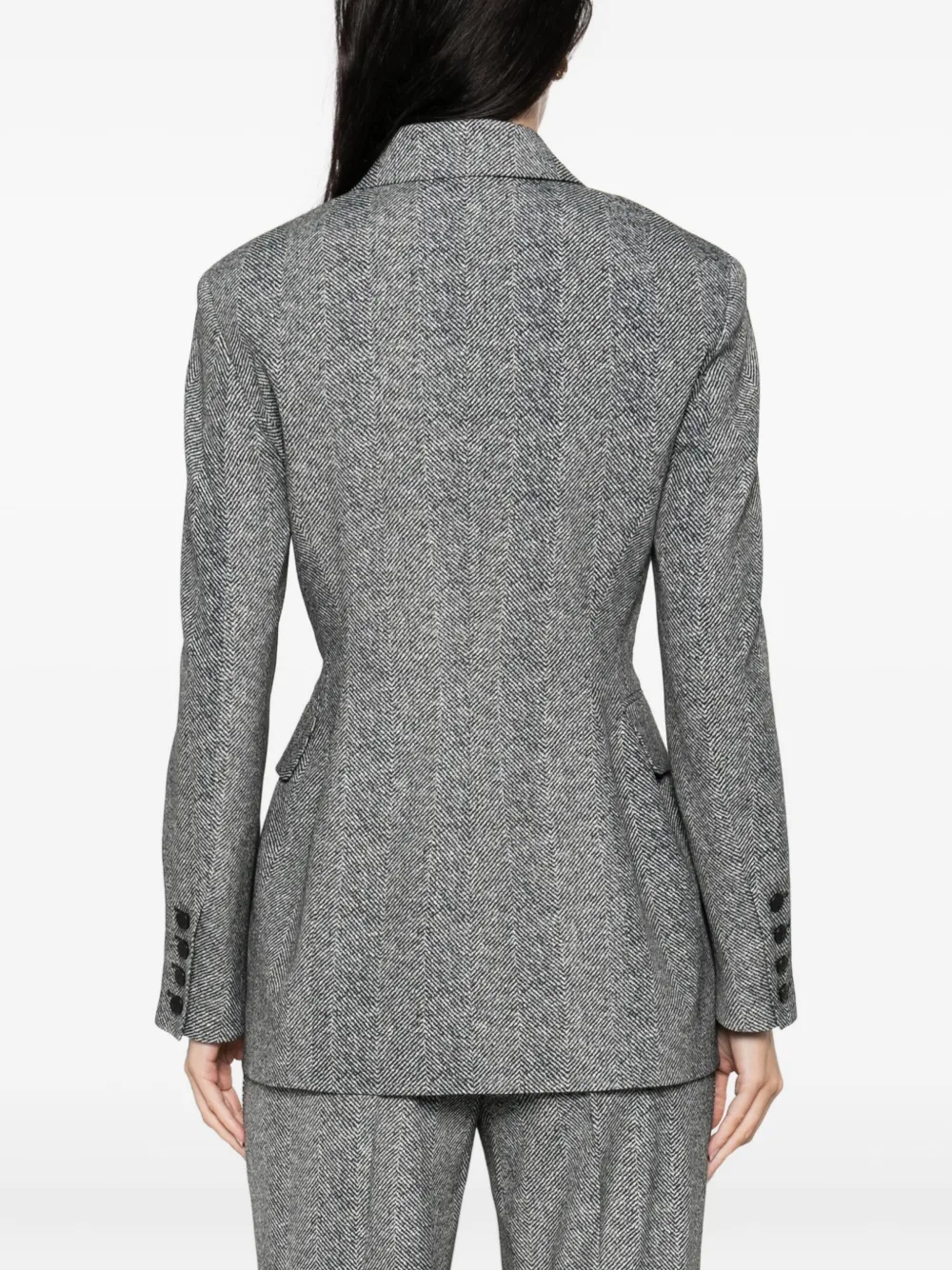 Ermanno Scervino Blazer met dubbele rij knopen Grijs