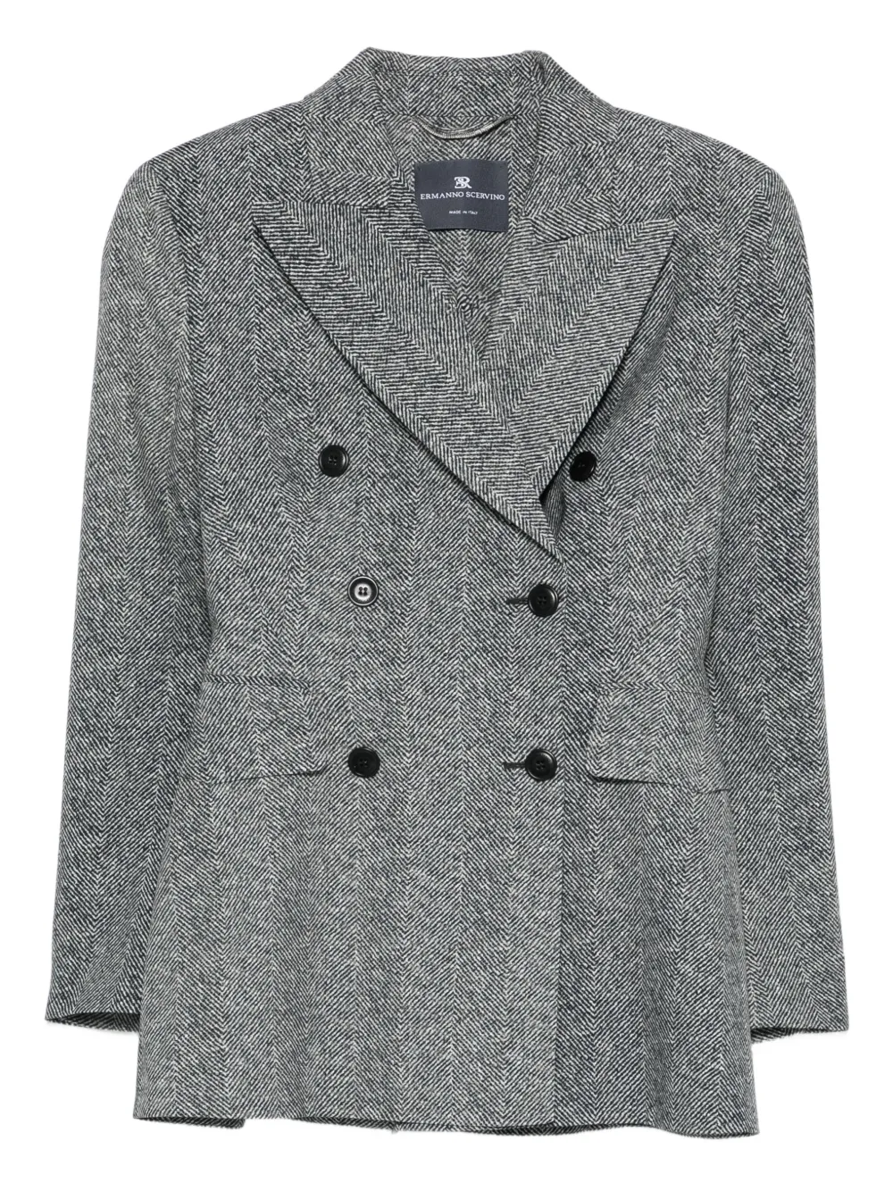 Ermanno Scervino Blazer met dubbele rij knopen Grijs