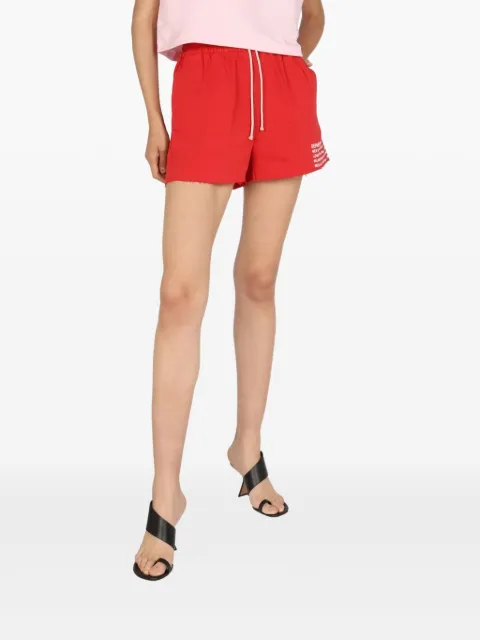 Department 5 drawstring frayed-edge shorts