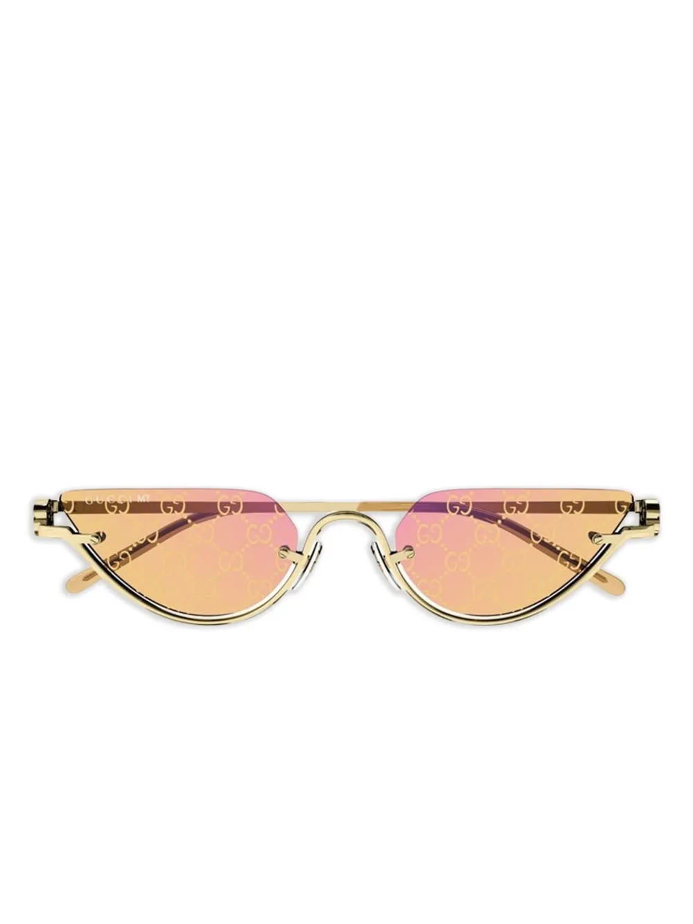 Gucci Eyewear GG1603S logo cat-eye sunglasses Goud