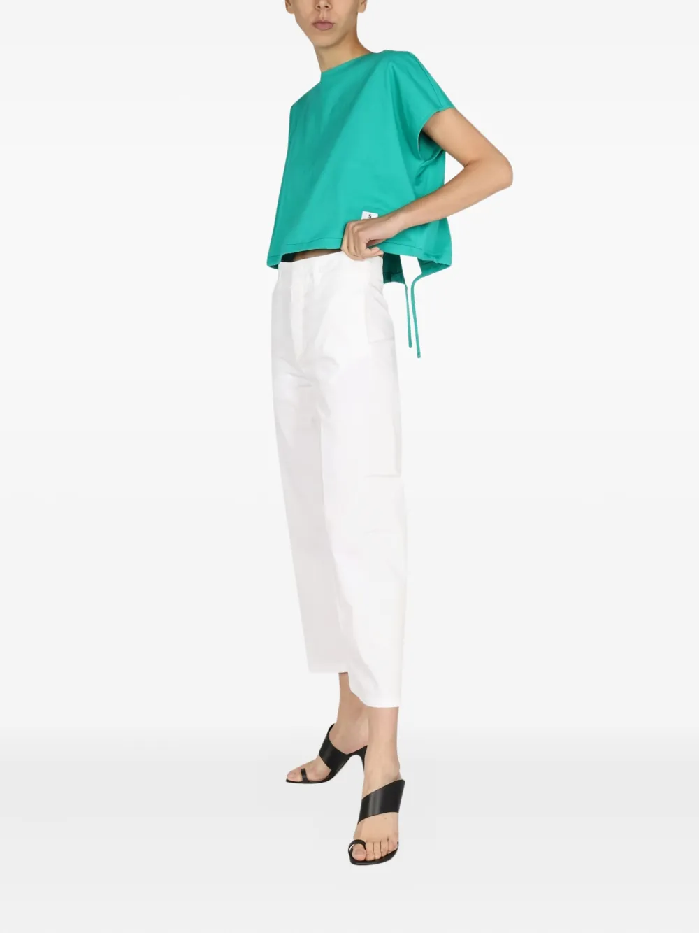 Department 5 concealed-fastening trousers - Wit