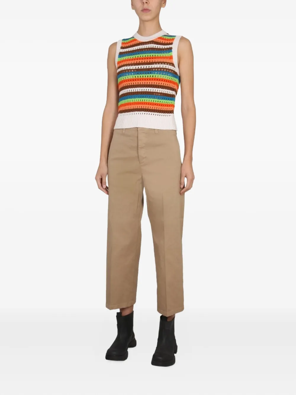 Department 5 button-pocket trousers - Beige