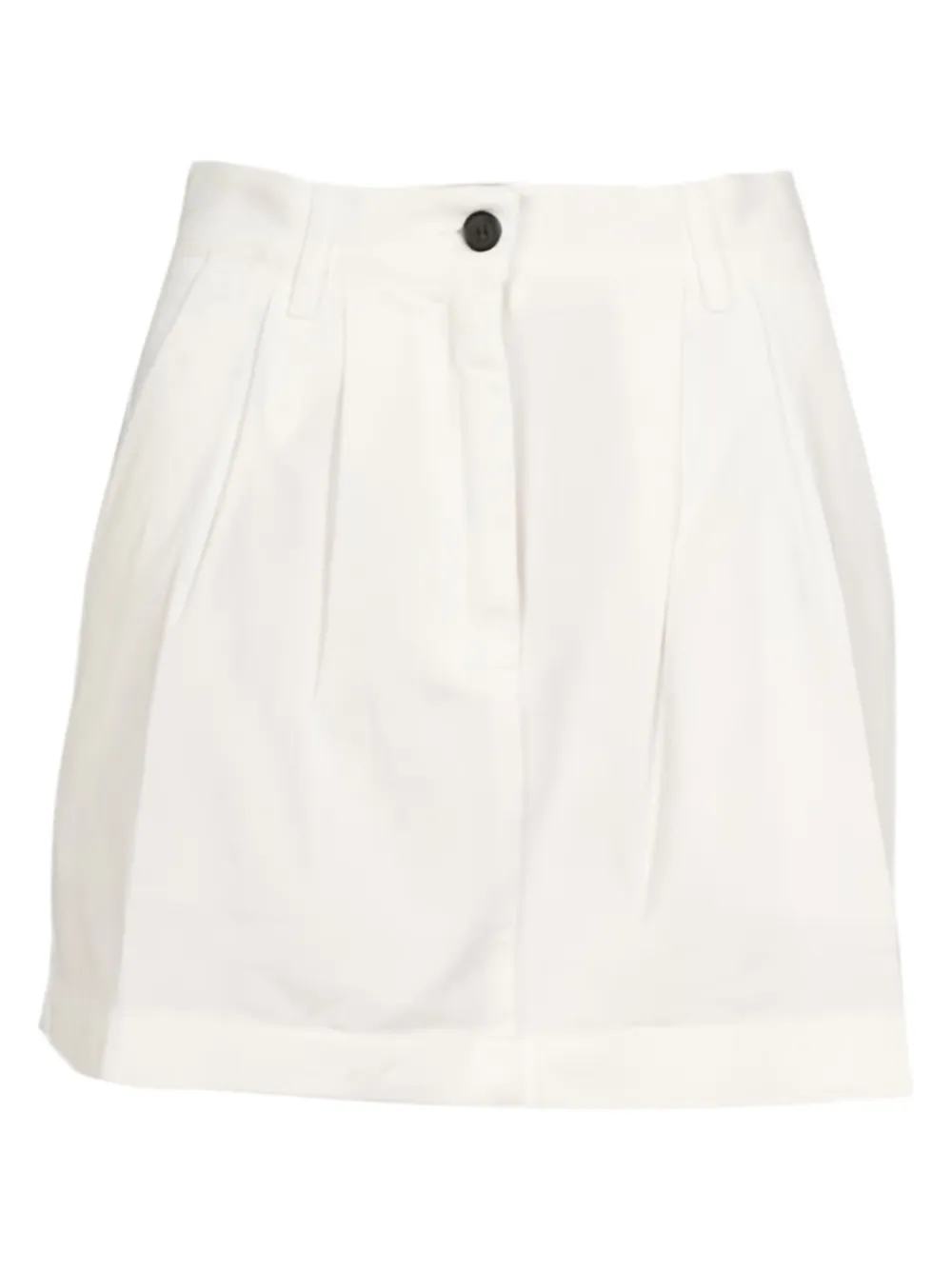 Department 5 button pleated skirt | White | Image 1