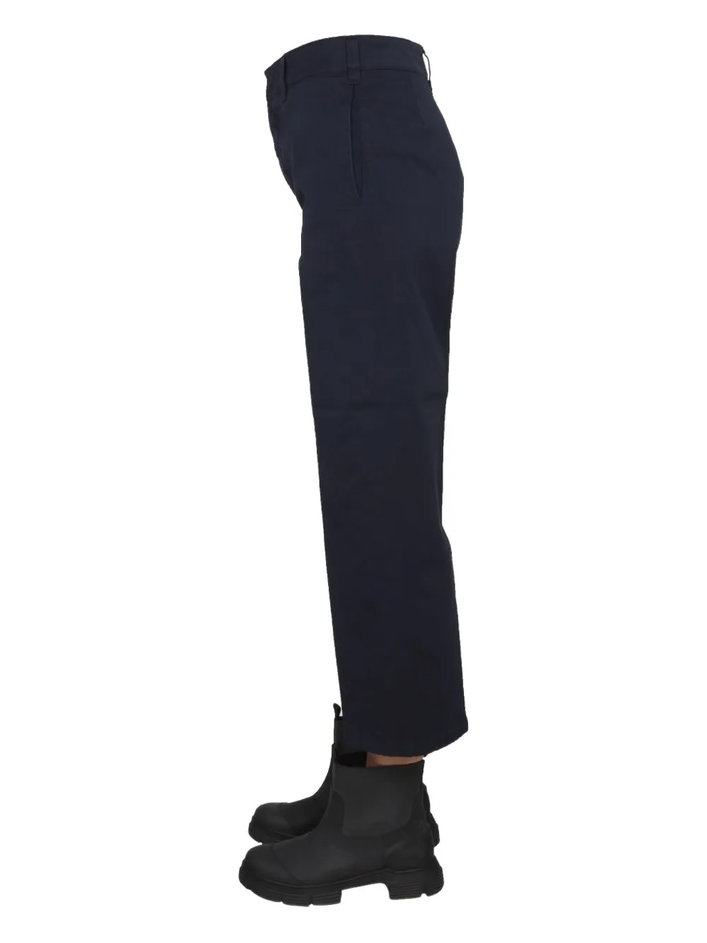 Department Five Concealed-fastening Trousers In Blue