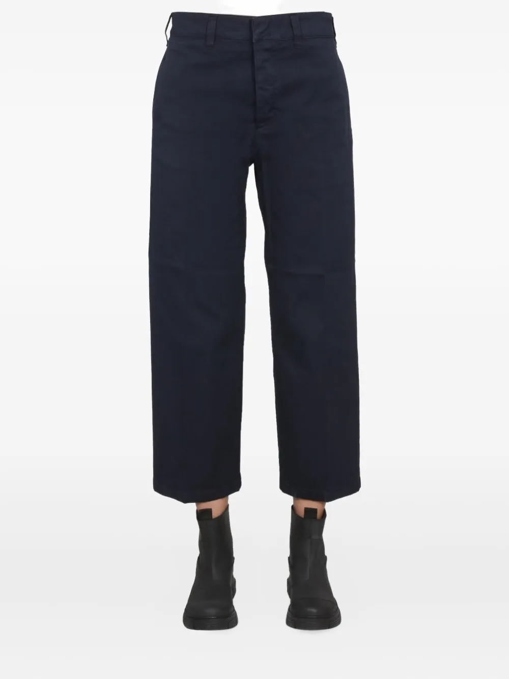 Department Five Concealed-fastening Trousers In Blue