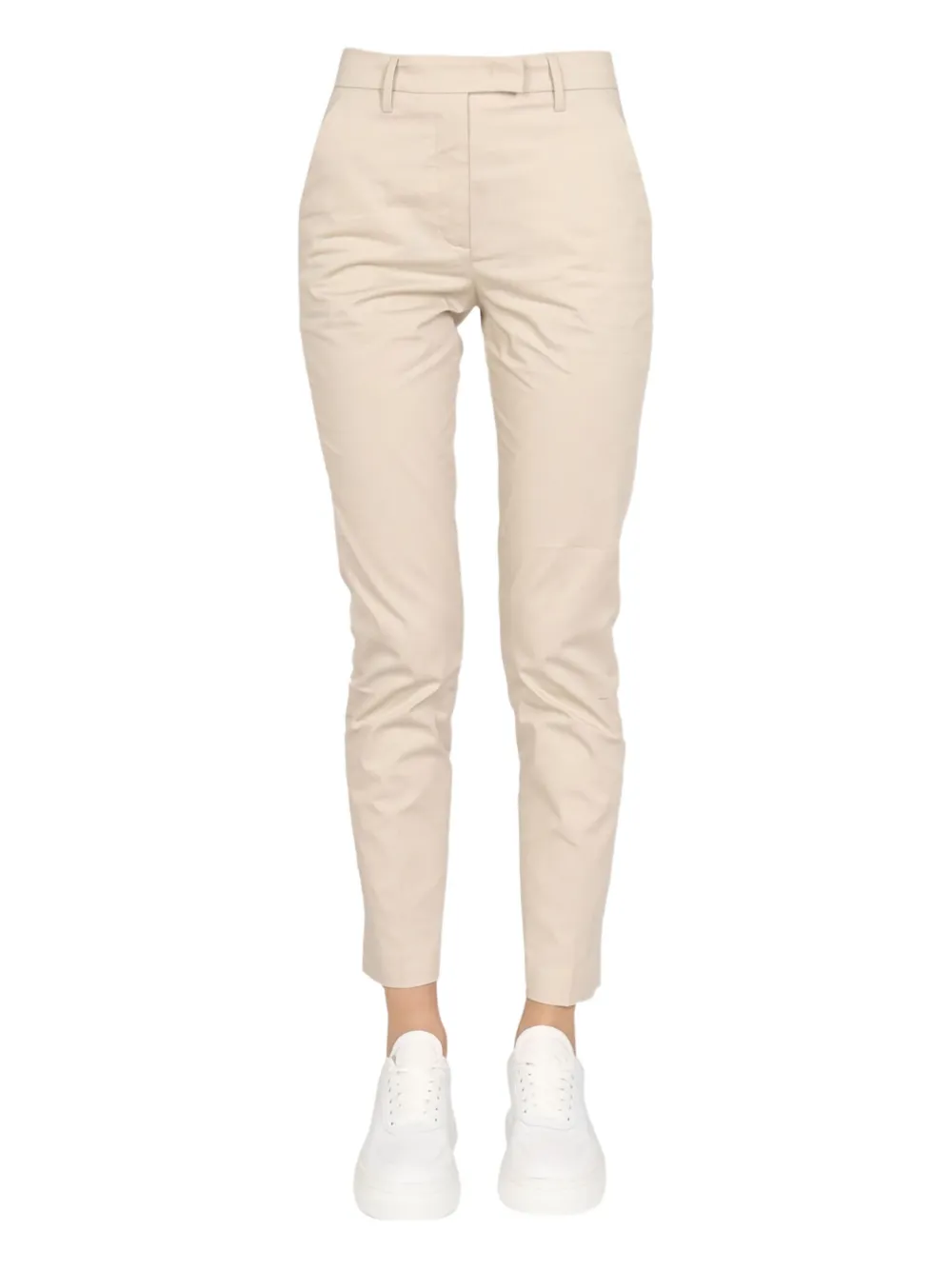 Department Five Cotton Slim-fit Trousers In Neutral