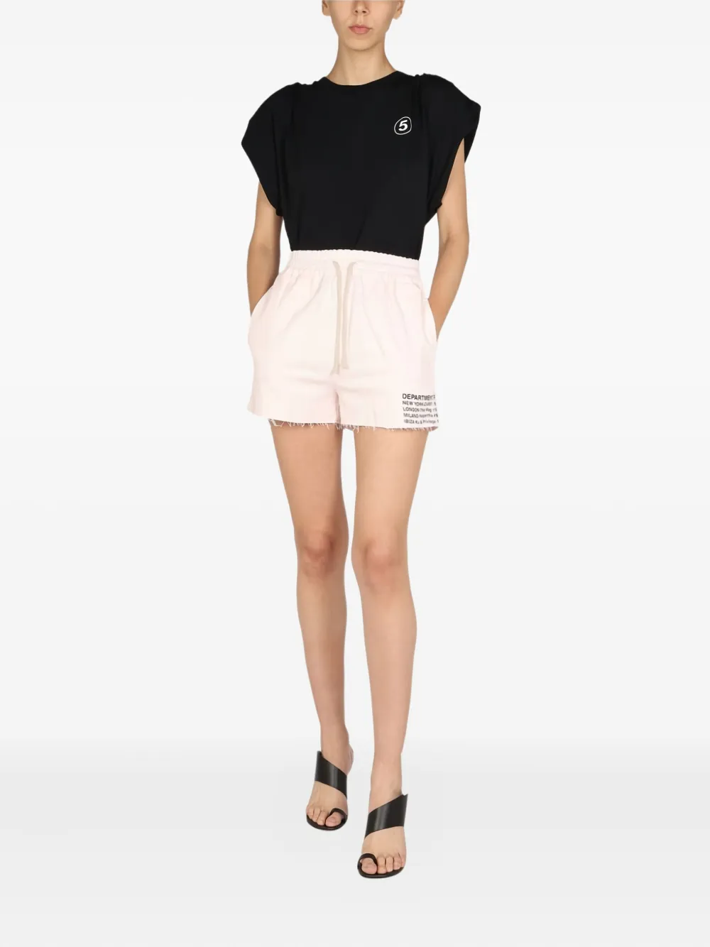 Department 5 drawstring frayed shorts | Short Shorts | Image 2
