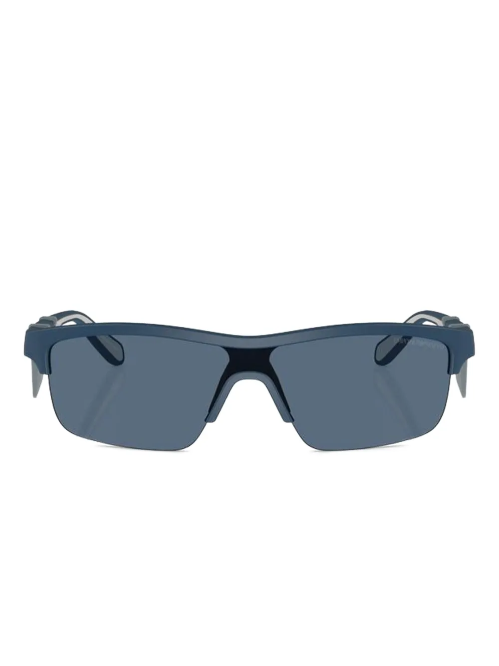 Emporio Armani geometric-frame sunglasses Blauw