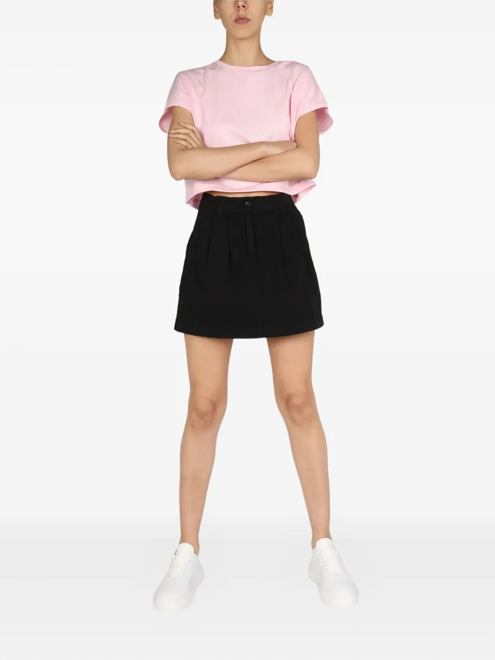 Department 5 pleated pocket skirt - Zwart