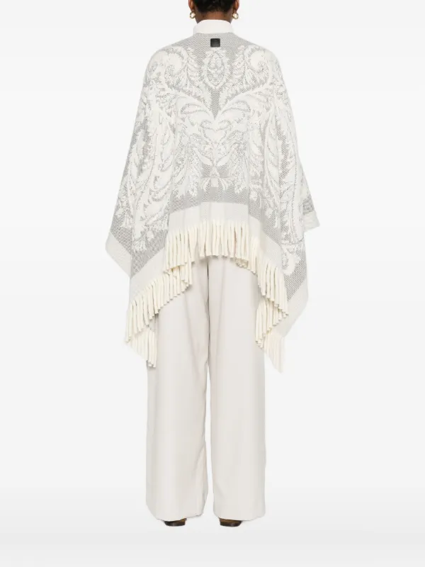 ポンチョ・ケープ Etro Paisley Pattern Cape ETRO paisley-print Reversible Cape | Black | FARFETCH