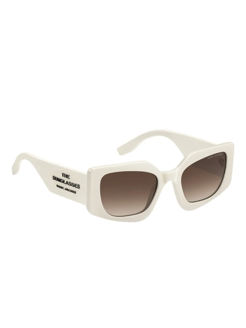 Marc Jacobs Eyewear geometric-frame sunglasses Beige