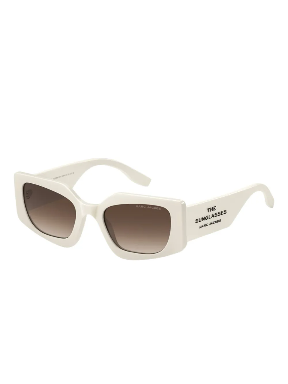 Marc Jacobs Eyewear geometric-frame sunglasses - Beige