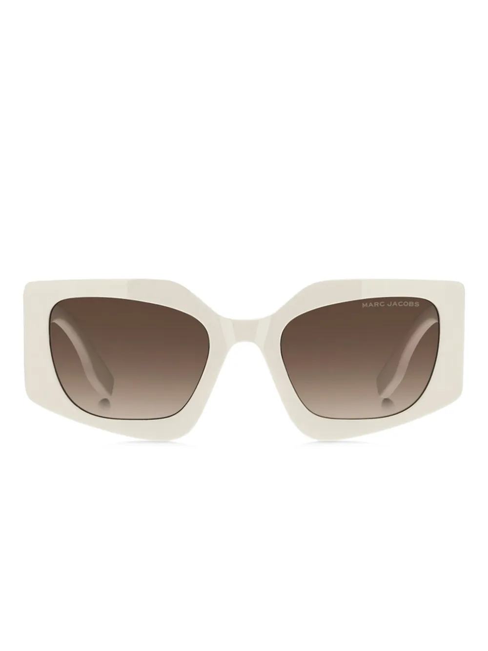 Marc Jacobs Eyewear geometric-frame sunglasses Beige