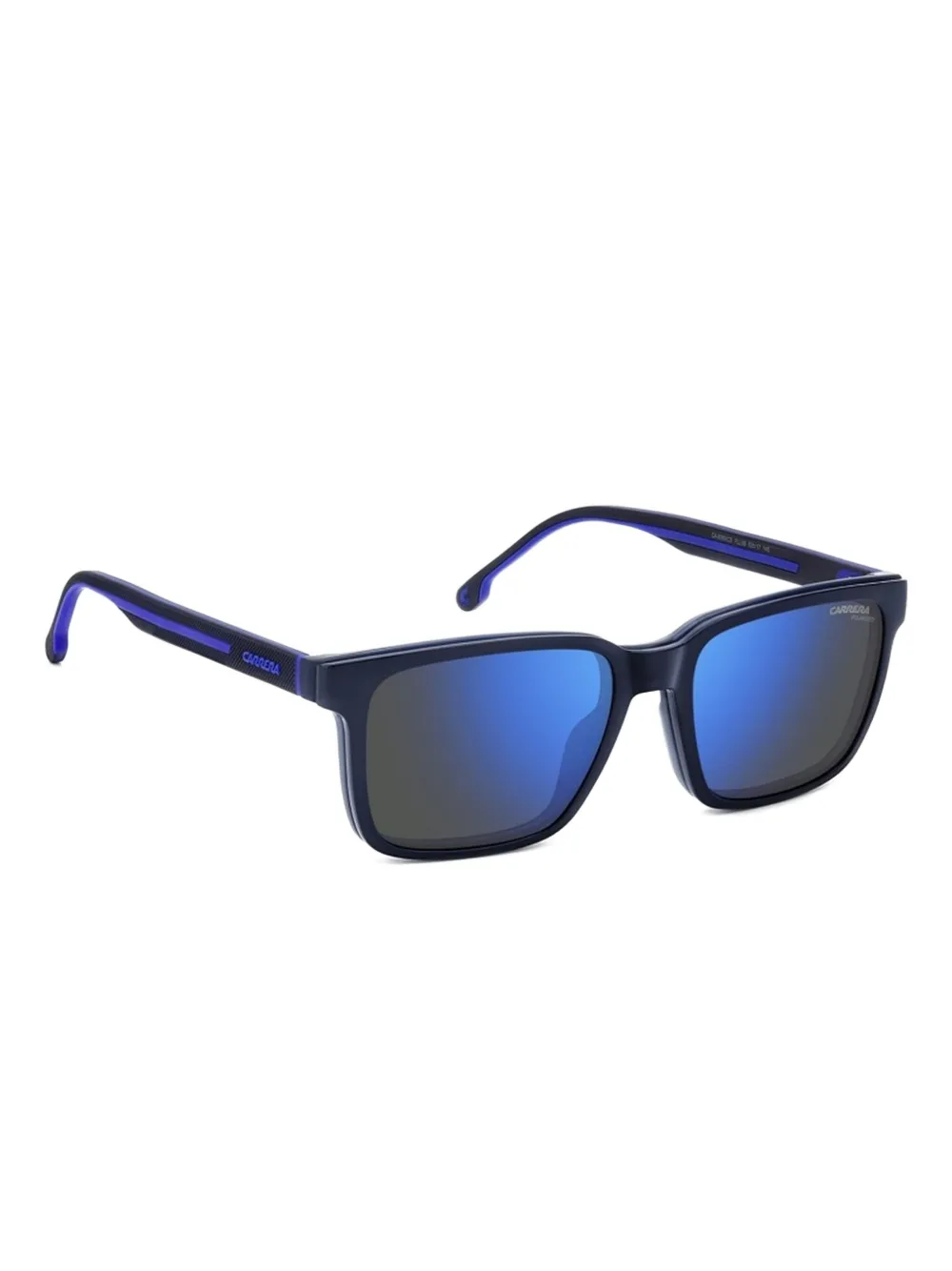 Carrera matte blue clip-on sunglasses Blauw