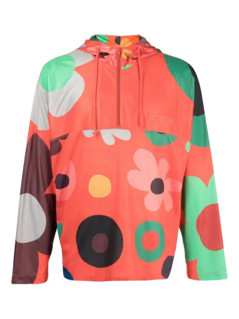 ERL floral-print half-zip jacket