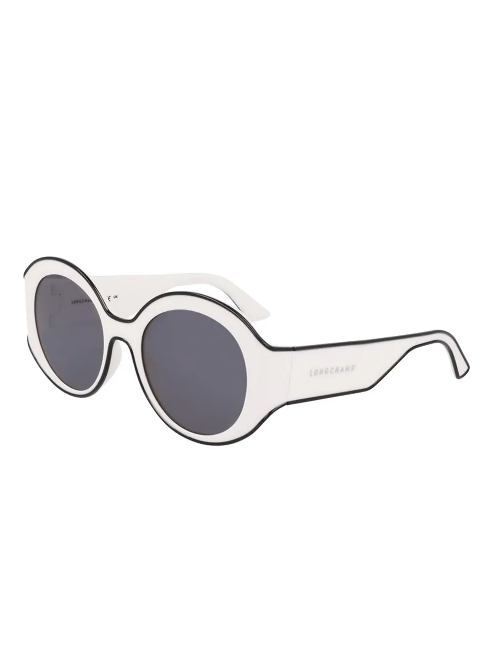 Longchamp round-frame sunglasses Wit