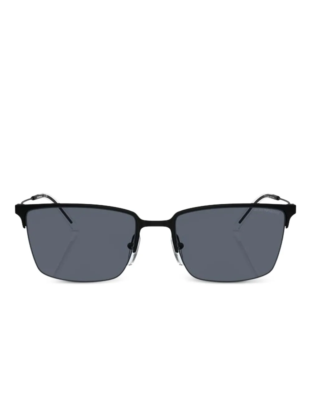 Emporio Armani rectangle sunglasses Zwart