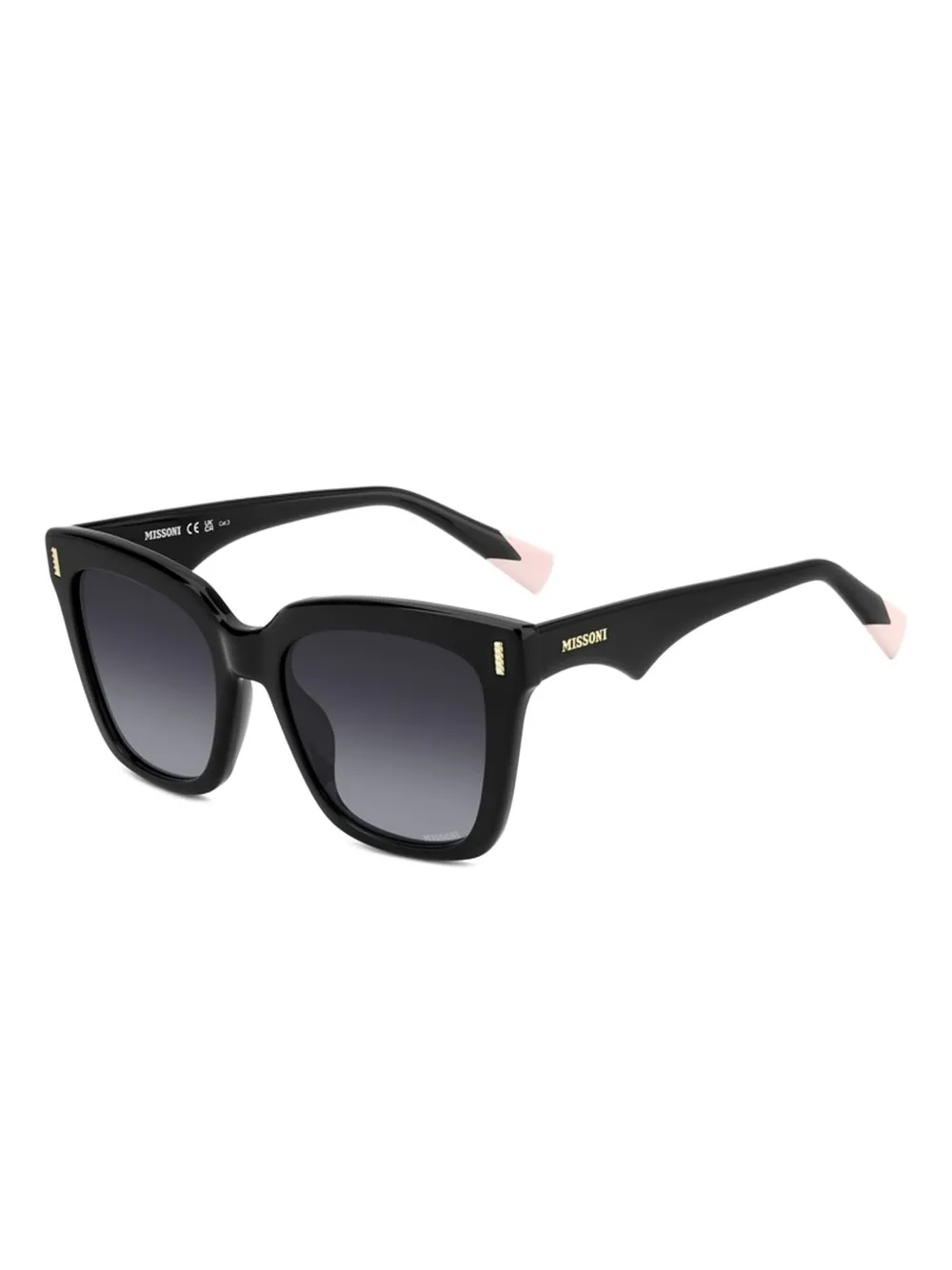 Missoni square-frame sunglasses Zwart