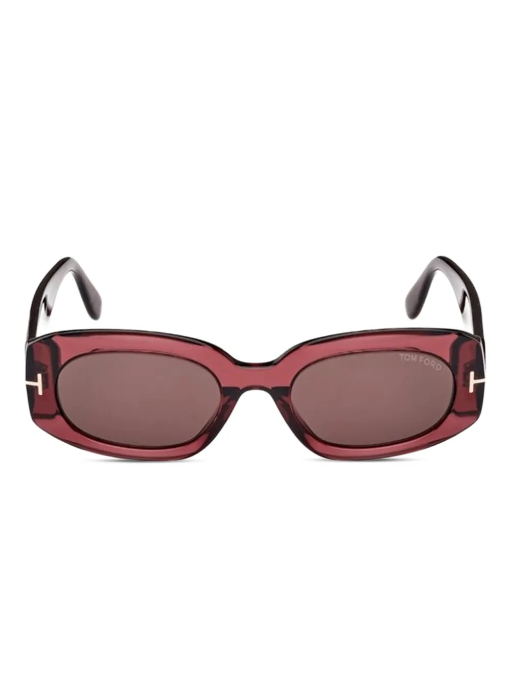 TOM FORD Eyewear Cielle oval-frame sunglasses Rood
